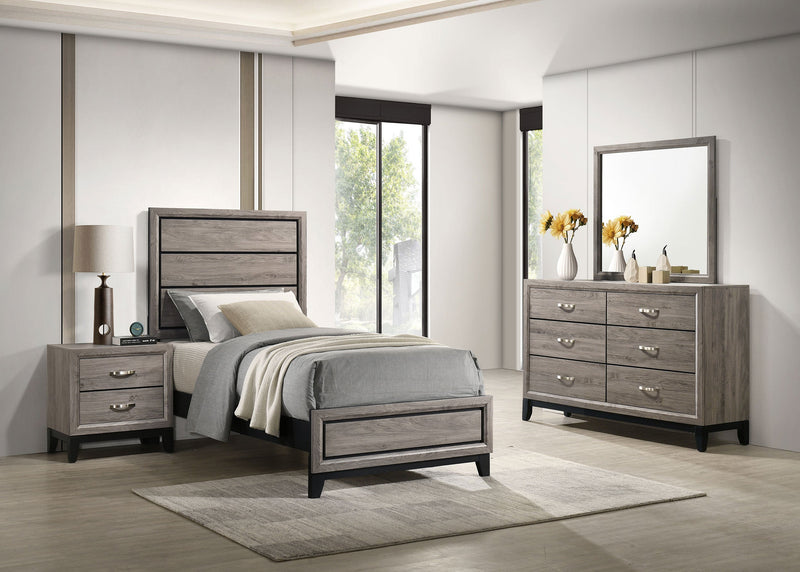 Watson Four-piece Bedroom Set Light Taupe