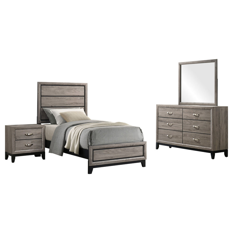 Watson Four-piece Bedroom Set Light Taupe