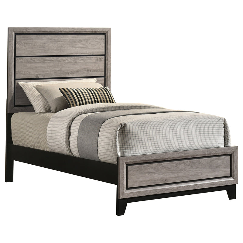 Watson Wood Panel Bed Light Taupe