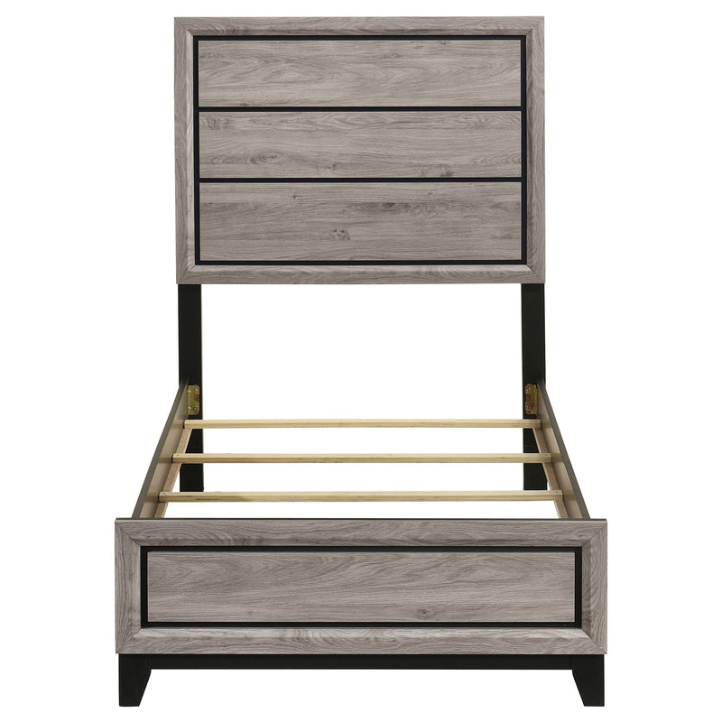 Watson Wood Panel Bed Light Taupe