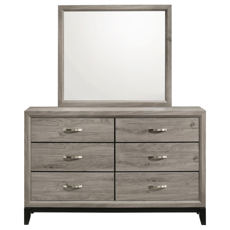 Watson 6-drawer Bedroom Dresser Cabinet Light Taupe