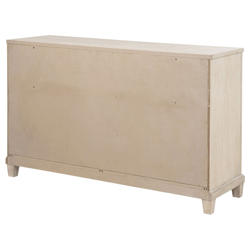 Pembroke 6-drawer Bedroom Dresser Cabinet Washed Oak