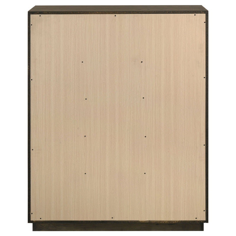 Atlas 5-drawer Bedroom Chest of Drawers Dark Oak