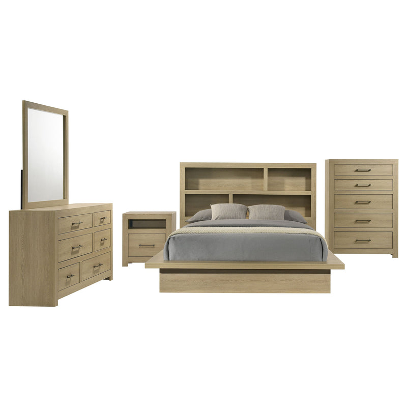 Hendricks Bedroom Set Light Oak