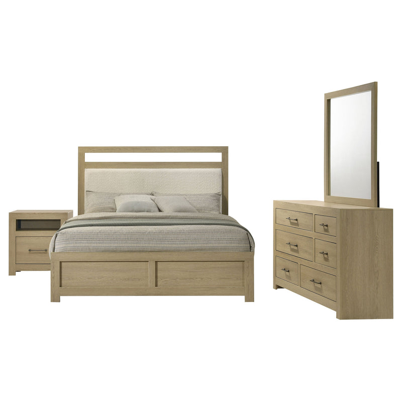 Hendricks Bedroom Set Light Oak