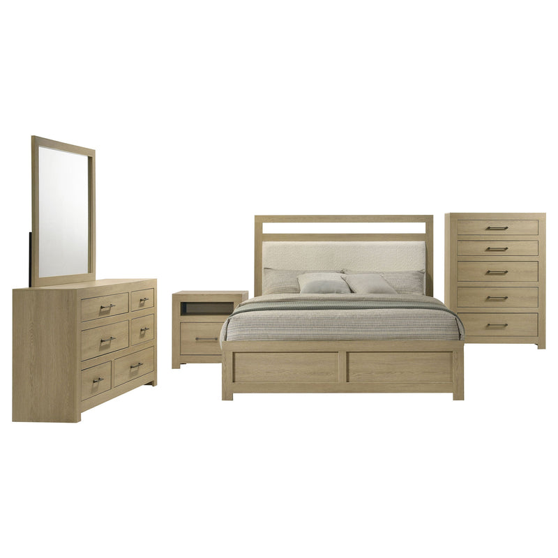 Hendricks Bedroom Set Light Oak