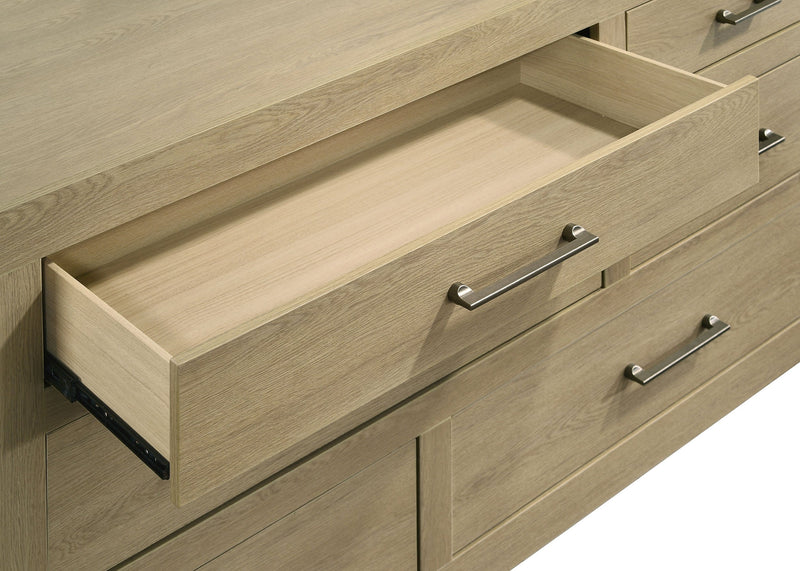 Hendricks 6-drawer Bedroom Dresser Light Oak