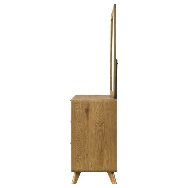 Bennett 6-drawer Bedroom Dresser Cabinet Light Oak