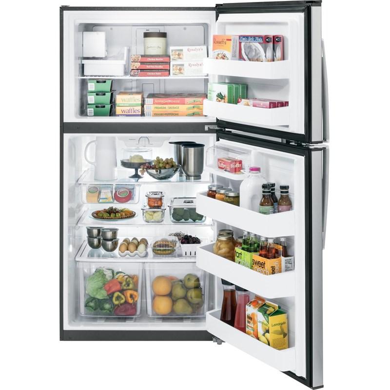 33-inch, 21.2 cu. ft. Top Freezer Refrigerator with Ice Maker (GIE21GSHSS)