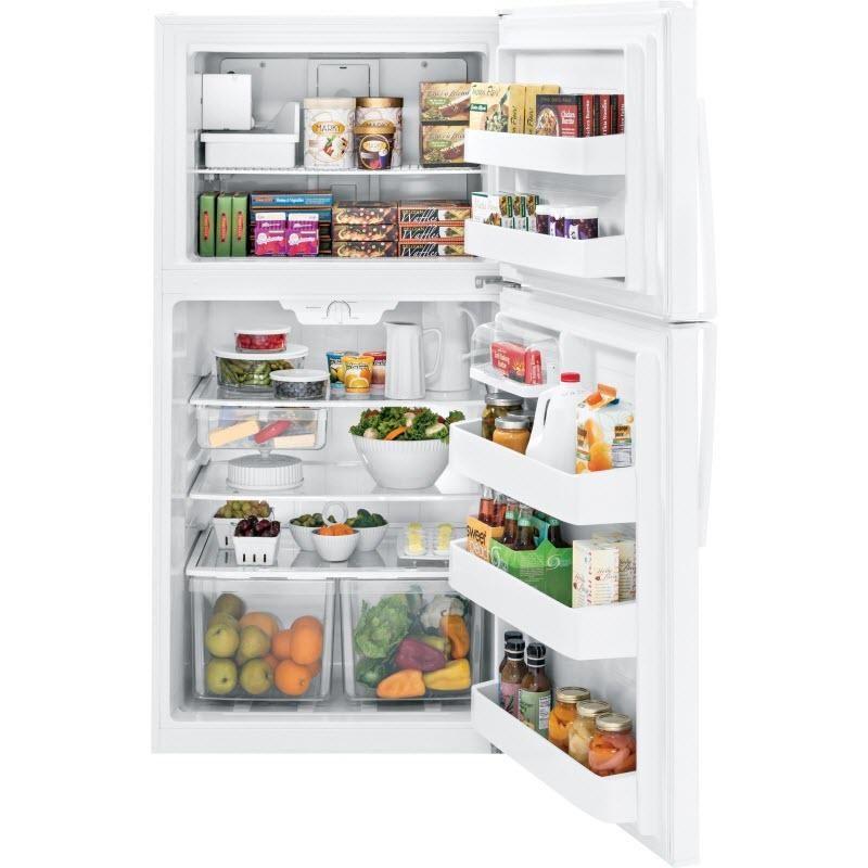 33-inch, 21.2 cu. ft. Top Freezer Refrigerator with Ice Maker (GIE21GTHWW)