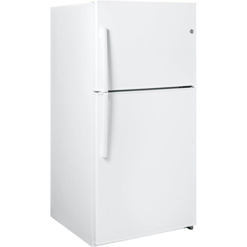 33-inch, 21.2 cu. ft. Top Freezer Refrigerator with Ice Maker (GIE21GTHWW)