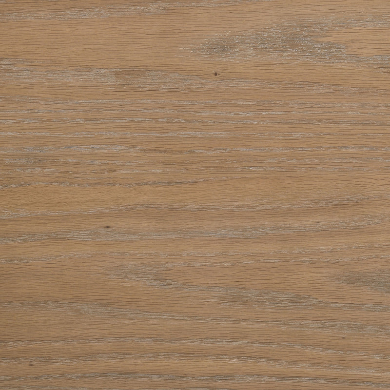 Leanne LED Panel Bed Off White and Light Oak