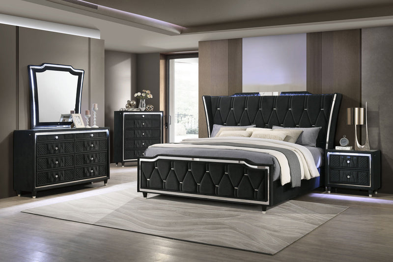 Lorient Bedroom Set Ivory and Camel