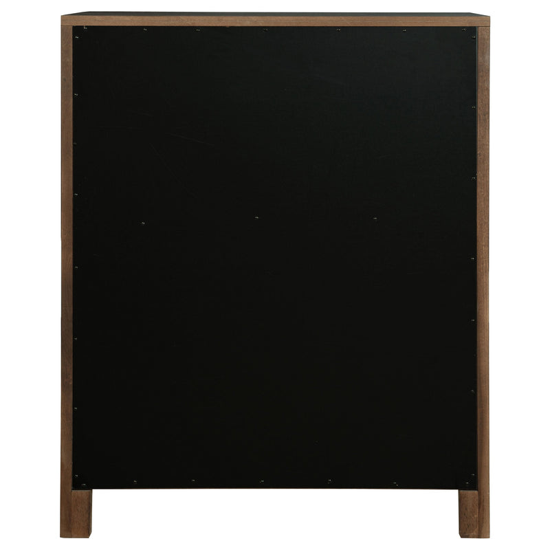 Maderia 5-drawer Chest of Drawers Walnut