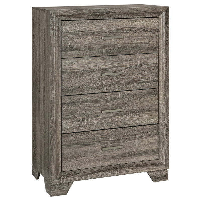 Wright Bedroom Set Brown Oak