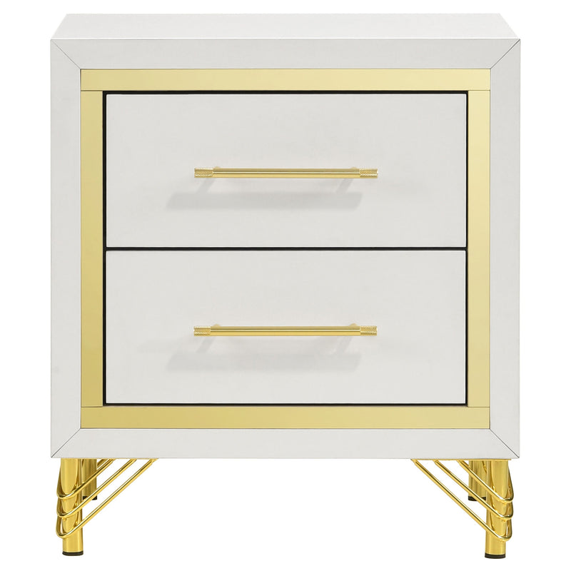 Lucia Bedroom Set Beige and White
