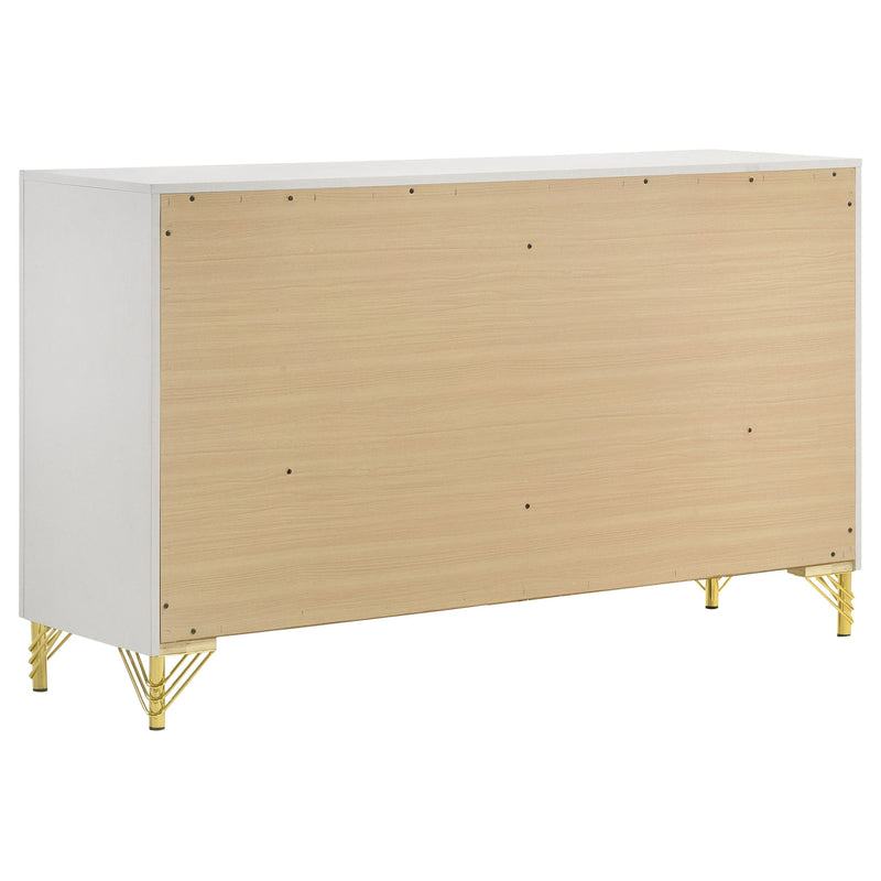 Lucia Bedroom Set Beige and White