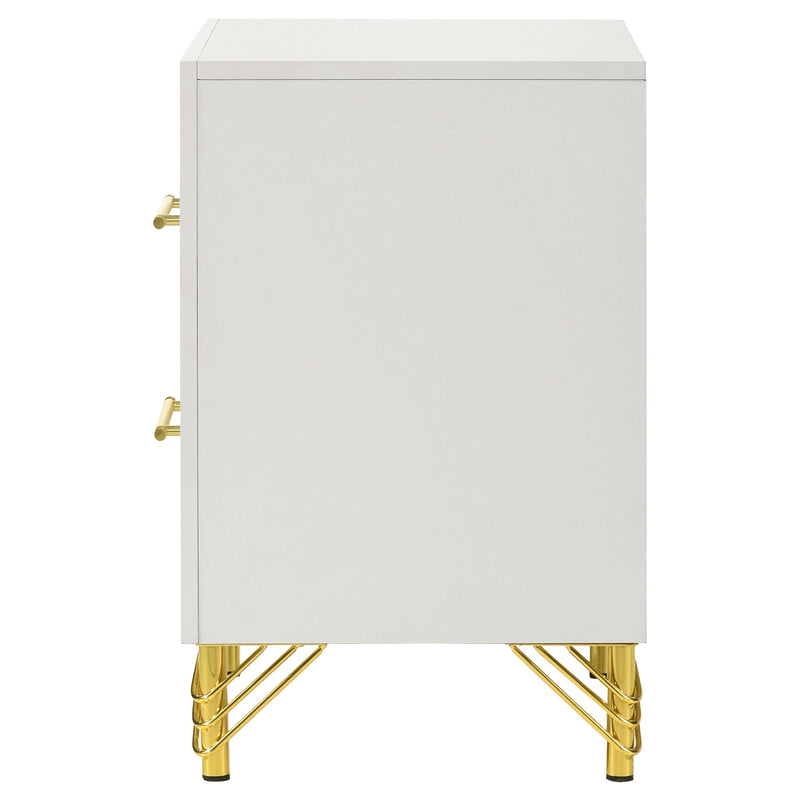 Lucia 2-drawer Nightstand Bedside Table