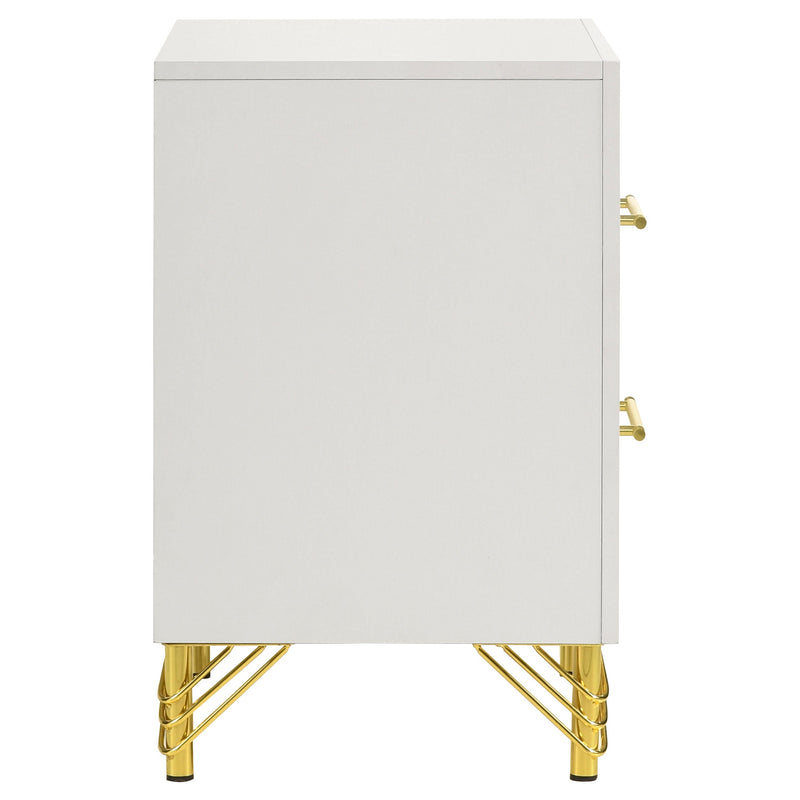 Lucia 2-drawer Nightstand Bedside Table