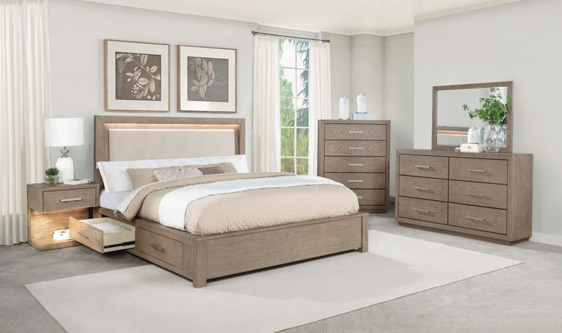 Kenora Dresser Mirror Barley Brown