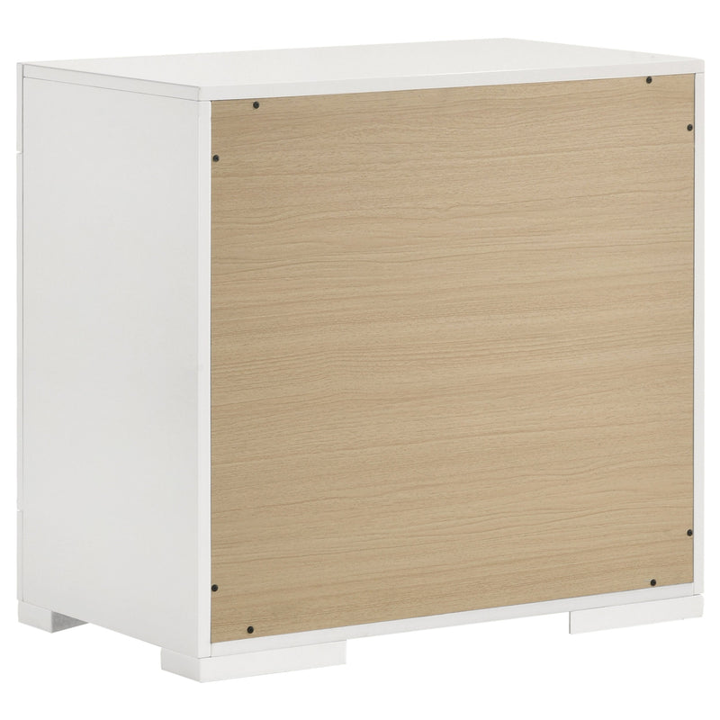 Ives Bedroom Set White High Gloss