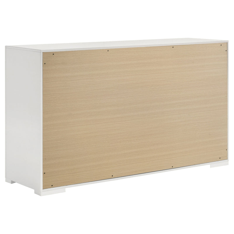 Ives Bedroom Set White High Gloss