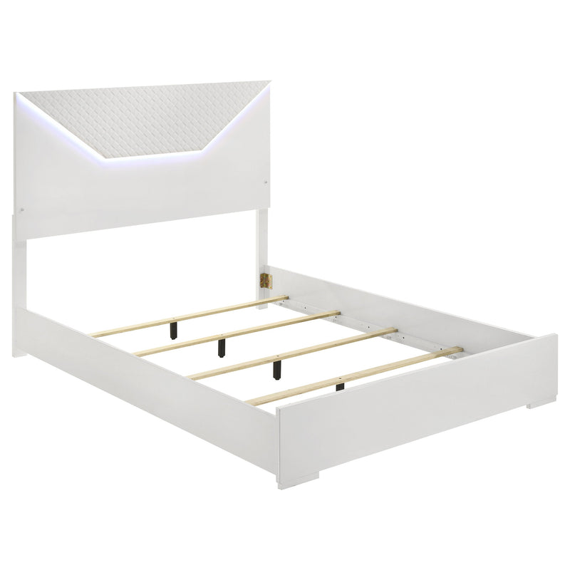 Ives Bedroom Set White High Gloss