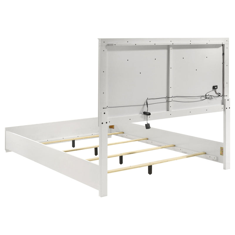 Ives Bedroom Set White High Gloss