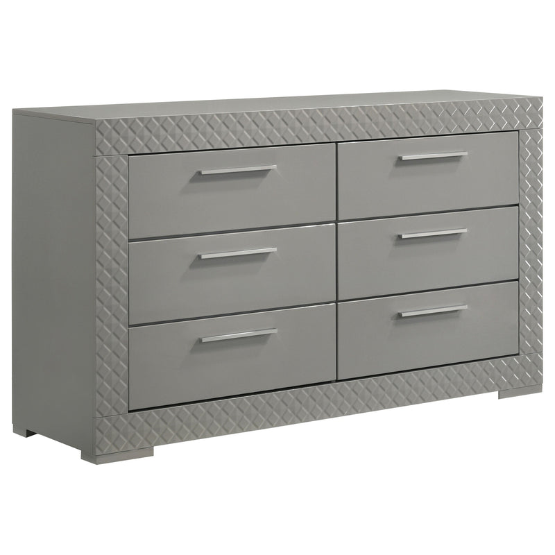 Ives Bedroom Set White High Gloss