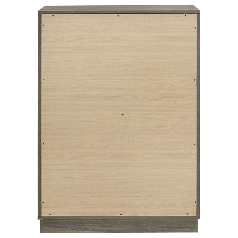 Fenwick 4-drawer Chest of Drawers Grey Oak