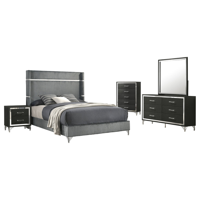 Lucia Bedroom Set Beige and White
