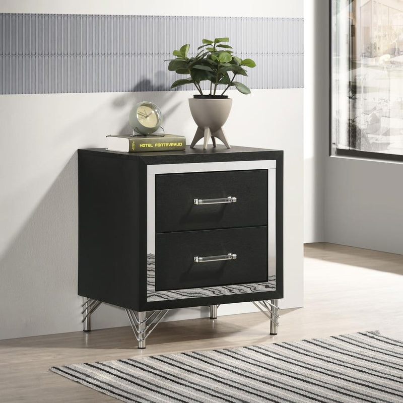 Lucia 2-drawer Nightstand Bedside Table