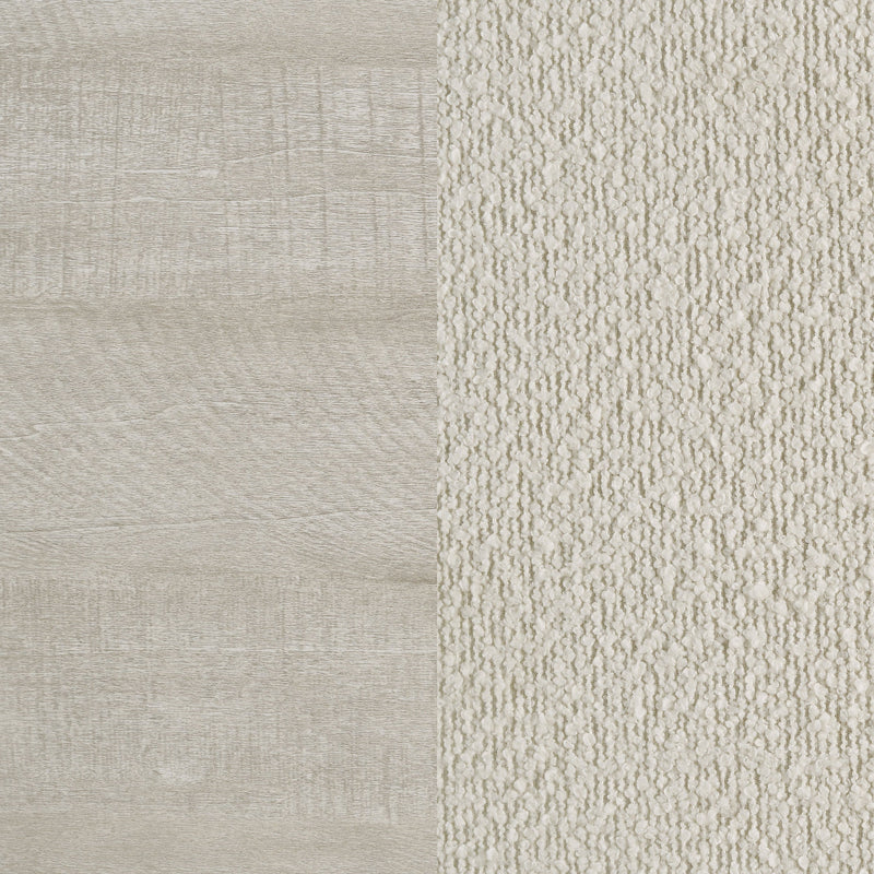 Trenton 54-inch Wood Panel Bed Rustic Cream
