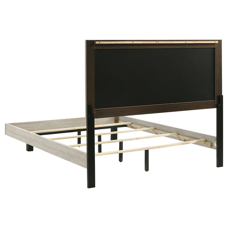 Trenton 54-inch Wood Panel Bed Rustic Cream