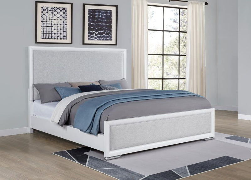 Gracemont 57-inch Panel Bed Grey and