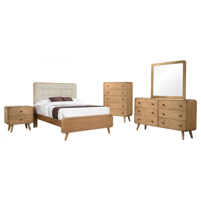 Robyn Bedroom Set Dark Walnut