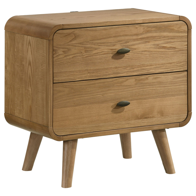 Robyn Bedroom Set Dark Walnut