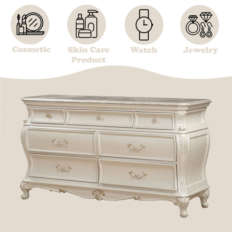 Chantelle Dresser & Mirror
