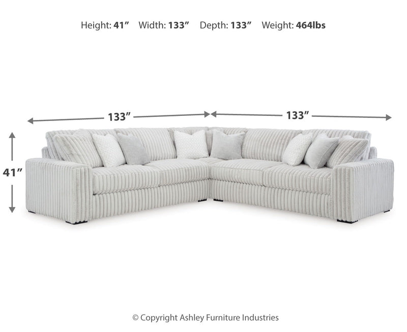 Stupendous 3-Piece Sectional