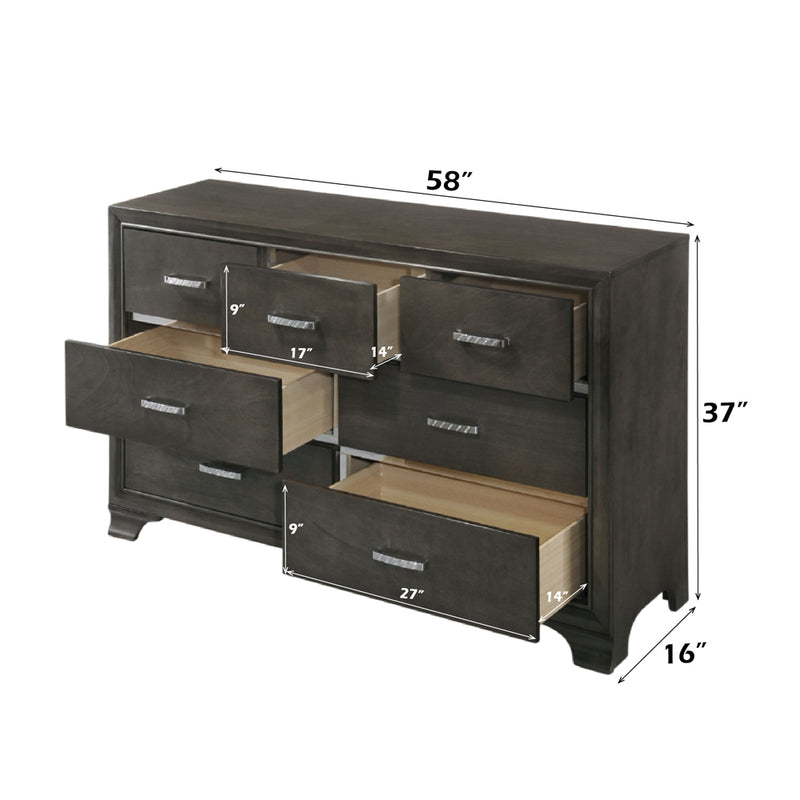 Carine II Dresser & Mirror