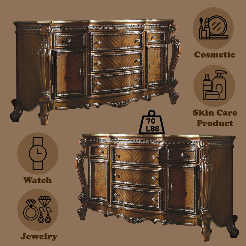 Picardy Dresser & Mirror