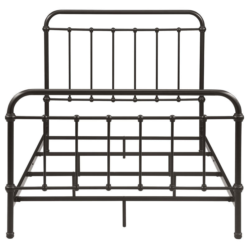 Livingston Metal Open Frame Bed Dark Bronze
