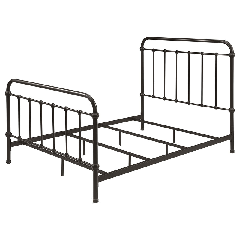 Livingston Metal Open Frame Bed Dark Bronze