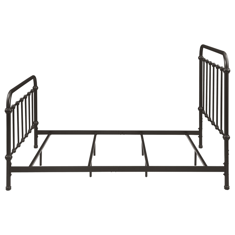 Livingston Metal Open Frame Bed Dark Bronze