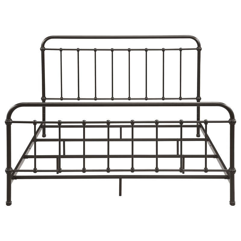 Livingston Metal Open Frame Bed Dark Bronze