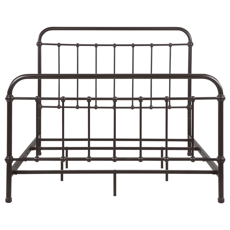 Livingston Metal Open Frame Bed Dark Bronze