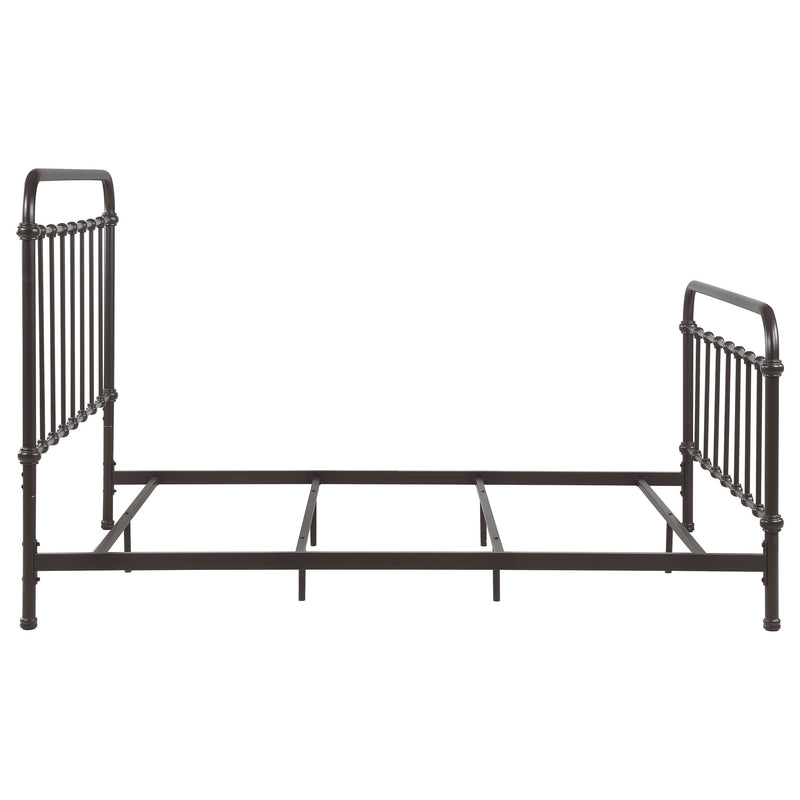 Livingston Metal Open Frame Bed Dark Bronze