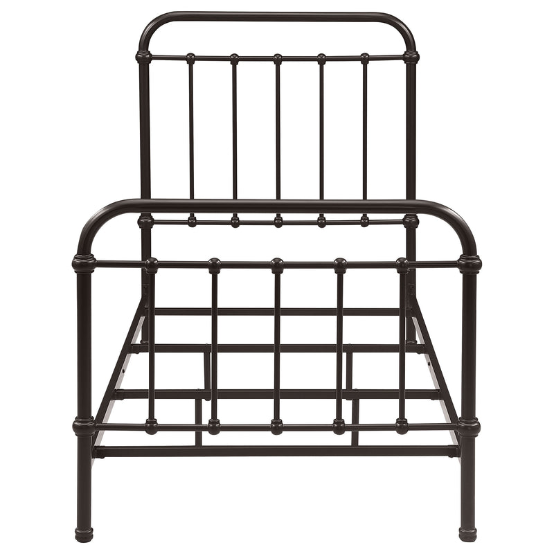 Livingston Metal Open Frame Bed Dark Bronze