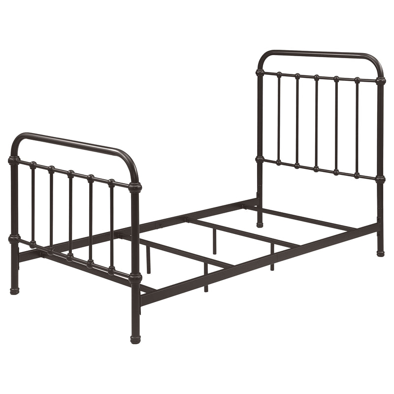 Livingston Metal Open Frame Bed Dark Bronze