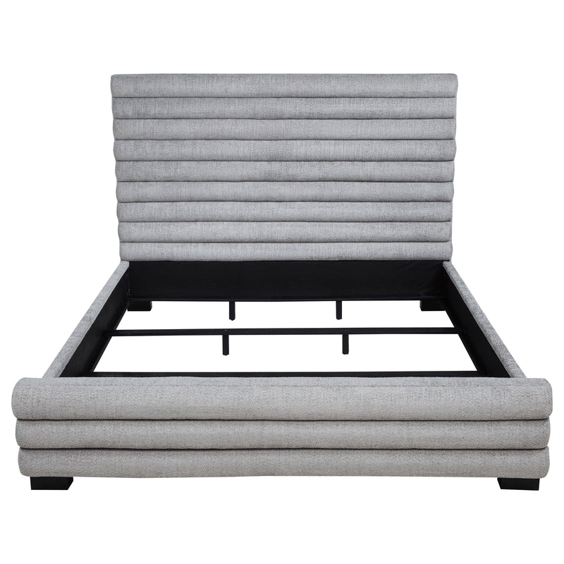 Patricia 58-inch Boucle Upholstered Bed Grey